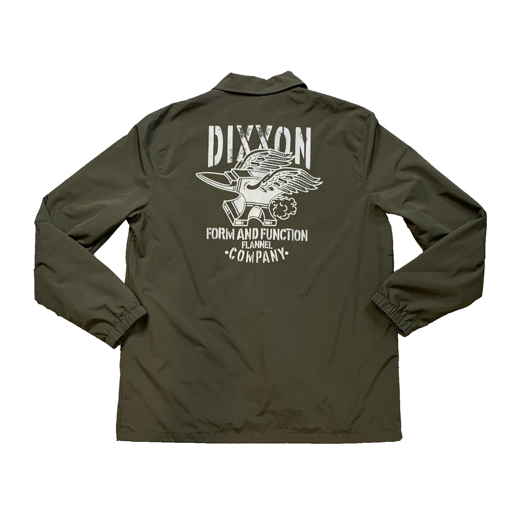 Dixxon Flannel Co Jacket Mens 2XT Tall Man Olive Green Flyer Coaches Snap Button
